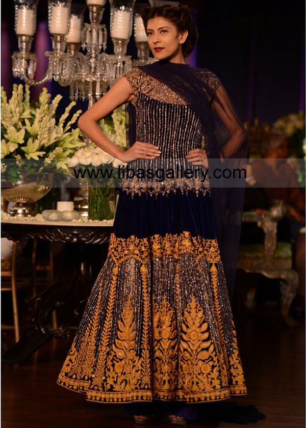 Embroidered Anarkali Bridal Dresses 2013 2014 For Weddings By