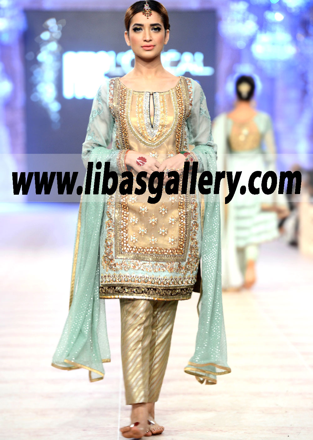 Asifa Nabeel Anarkali Suits Collection Pfdc 2014 2015 Surrey Uk