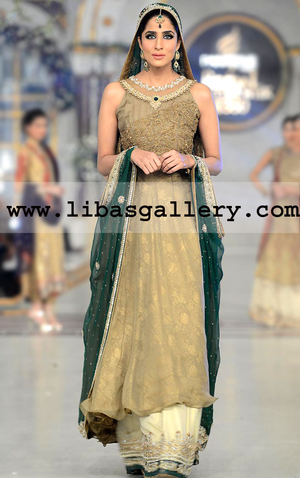 Asifa Nabeel Traditional Pakistani Wedding Dress Best Pakistani