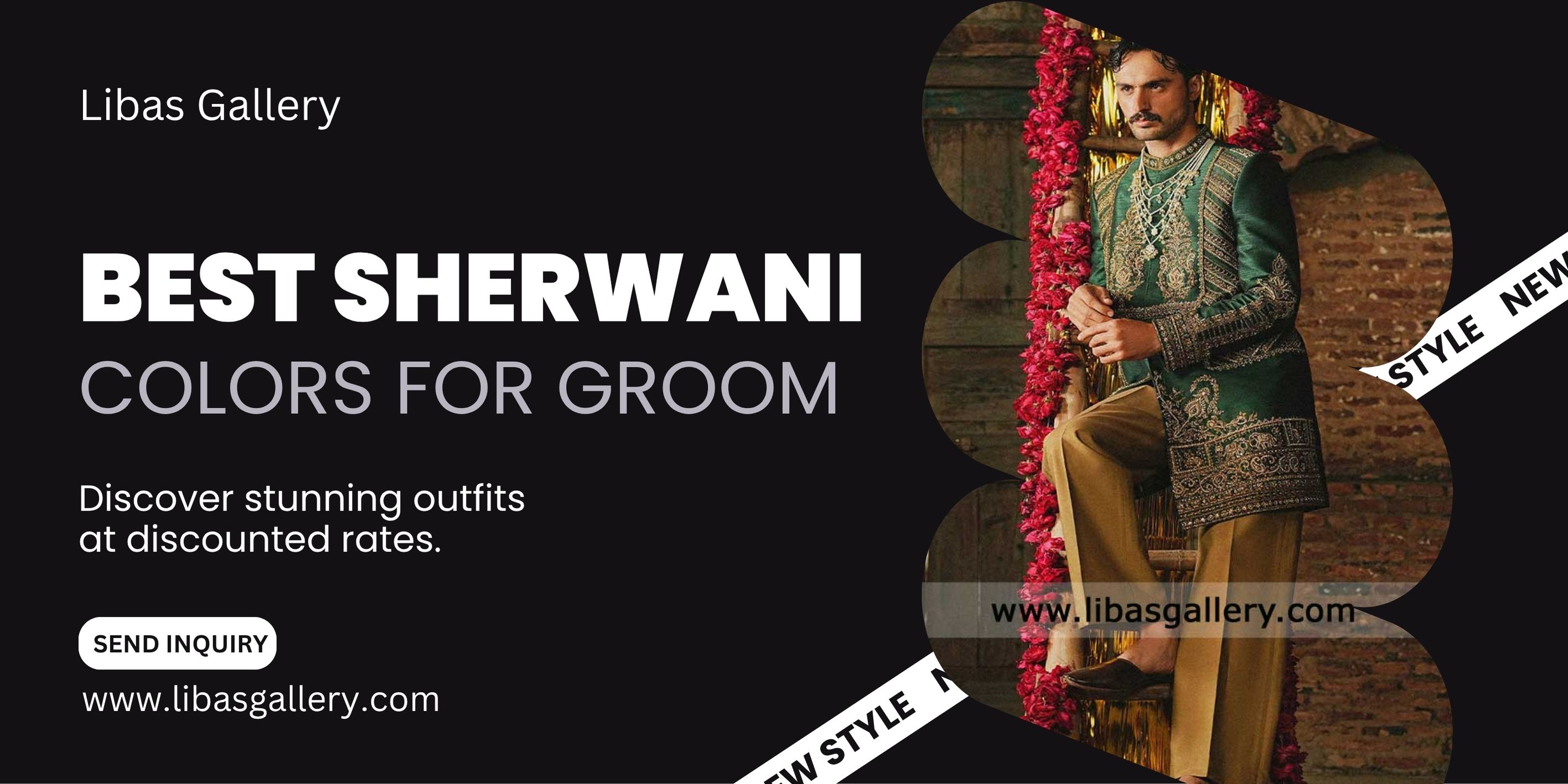 Best Sherwani Colors Every Groom Will Love in 2026 | trendy Sherwanis