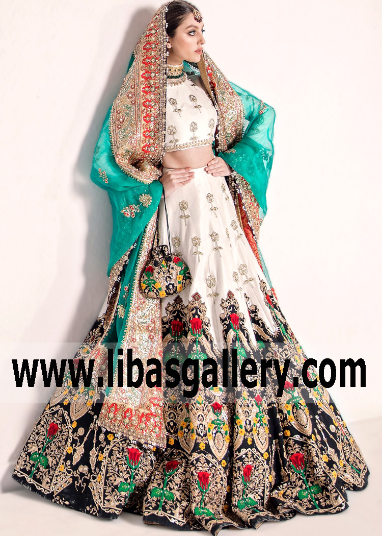 White Hyacinth Lehenga