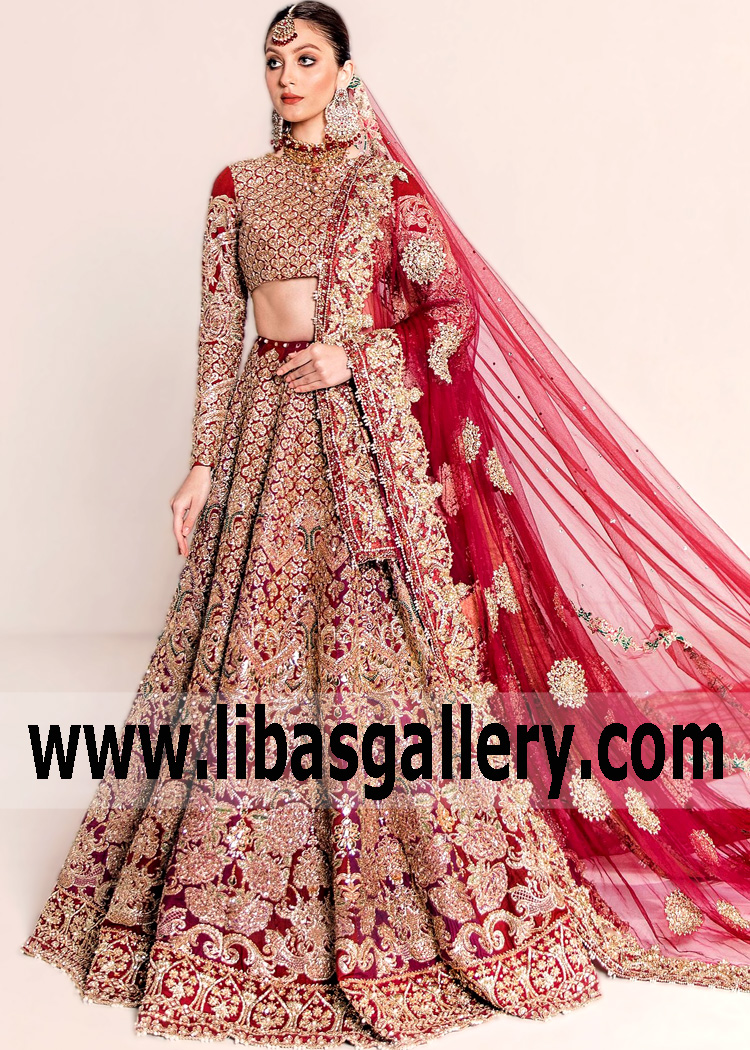 Luxurious Bridal Lehenga London Cambridge UK Pakistani Designer Ali Xeeshan Wedding Lehenga Luxurious Bridal Lehenga London Cambridge UK Pakistani Designer Ali Xeeshan Wedding Lehenga