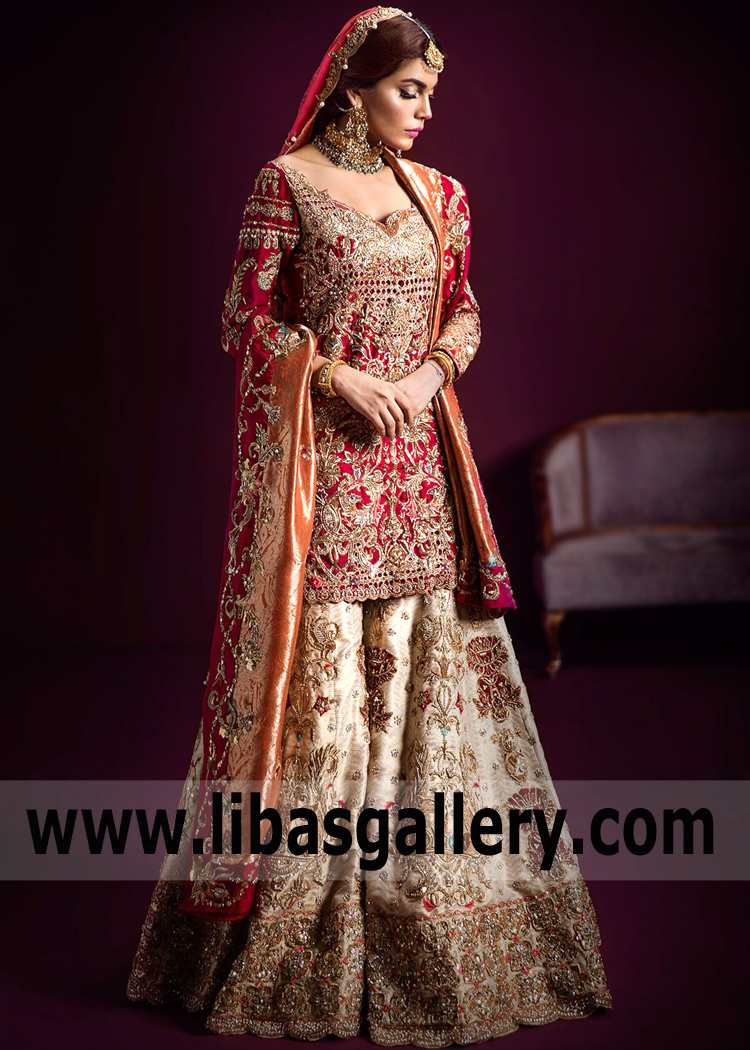 Latest Ammara Khan Bridal Sharara Suits Berkeley California CA USA Pakistani Wedding Sharara Suit Latest Ammara Khan Bridal Sharara Suits Berkeley California CA USA Pakistani Wedding Sharara Suit