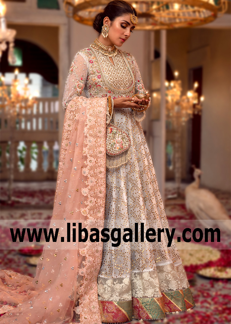 Magnolia Apricot Cesme Anarkali