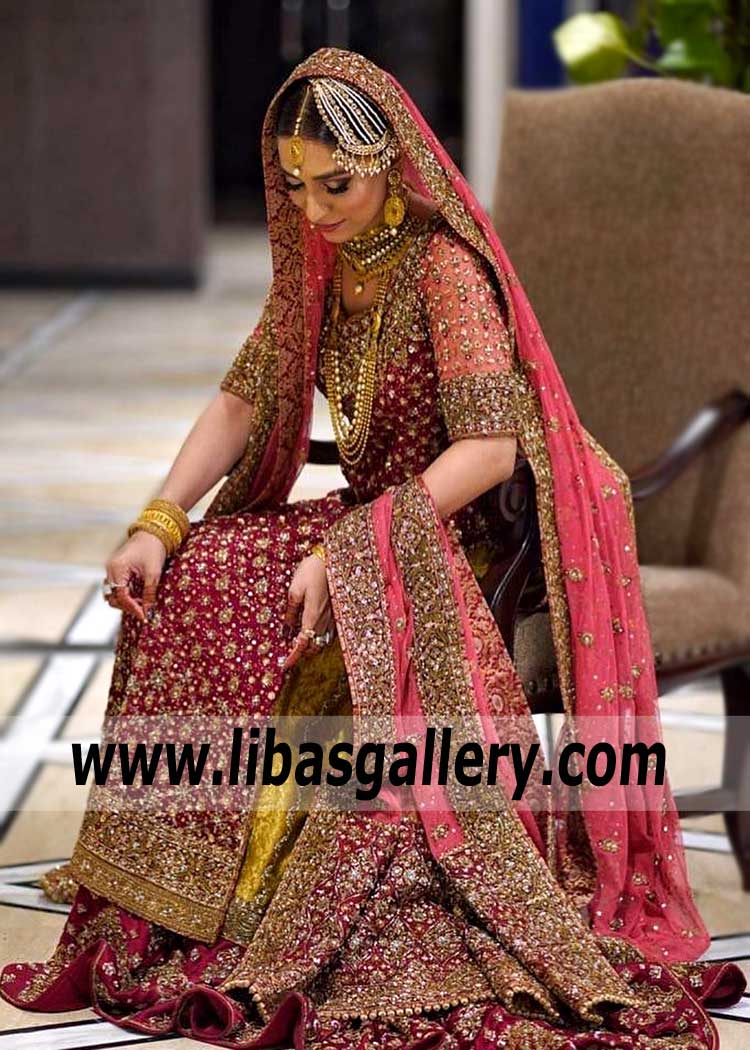 Bridal Wear Colorant Zenobia Gharara