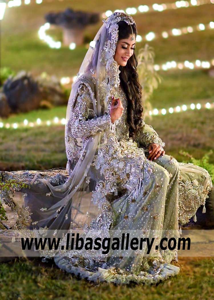 Bridal Wear Olivine Zenobia Mermaid Lehenga