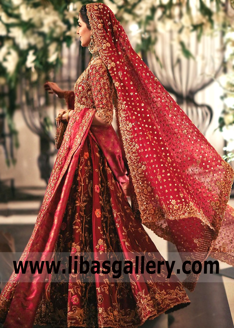 Vermilion Blossom Lehenga Choli