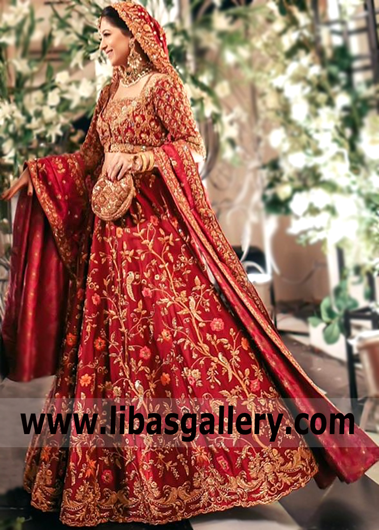 Vermilion Blossom Lehenga Choli
