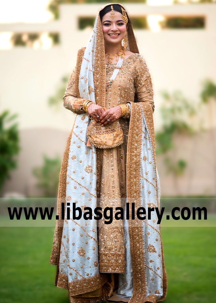 Designer Dr Haroon Pakistani Bridal Wear Saddle River New Jersey NJ USA Bridal Lehenga for Reception
