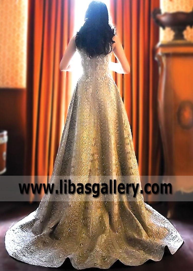 French Gray Tulipa Bridal Maxi for Beautiful Brides