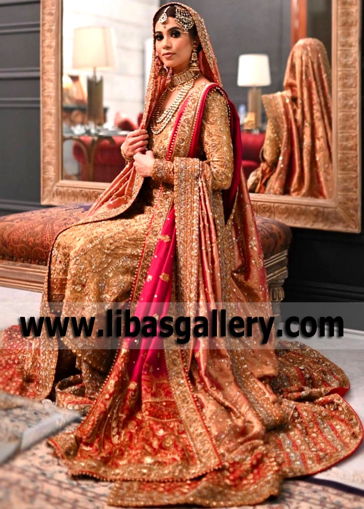 Classic Red Alcea Bridal Dress