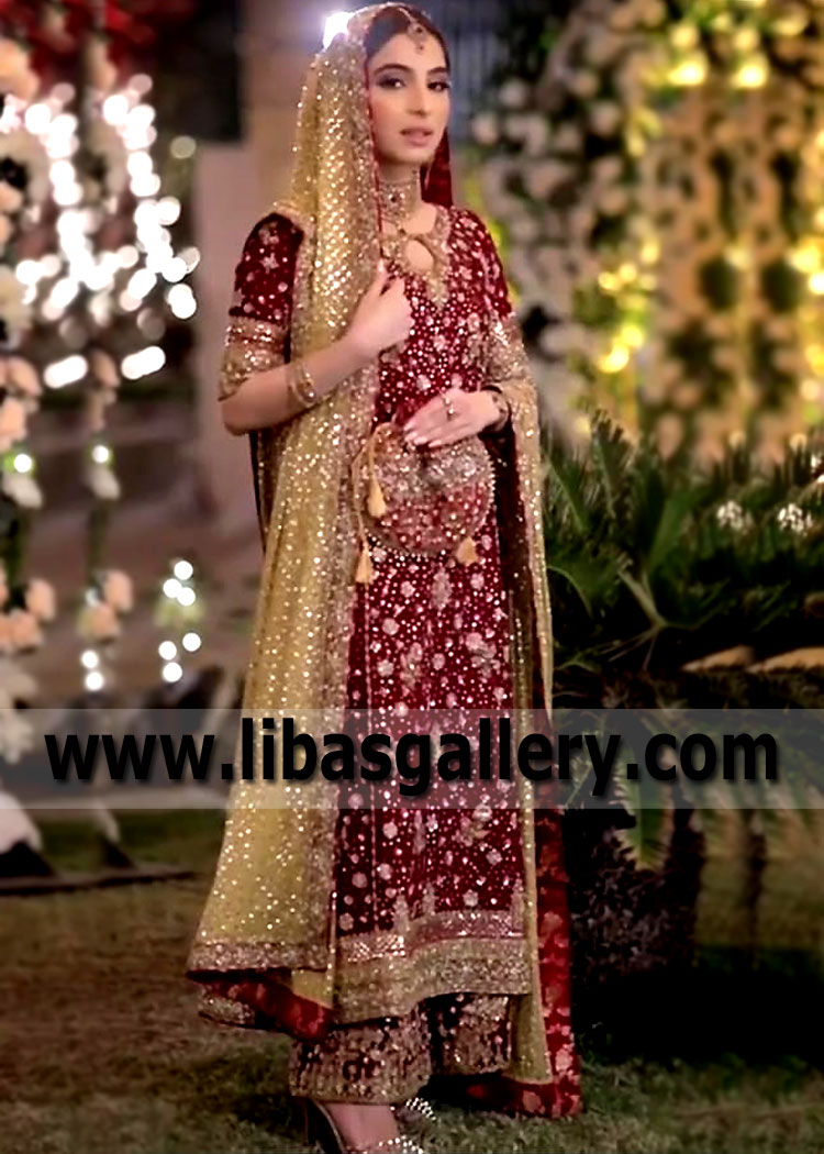 Rosewood Freesia Traditional Hyderabadi Kurti Izaar