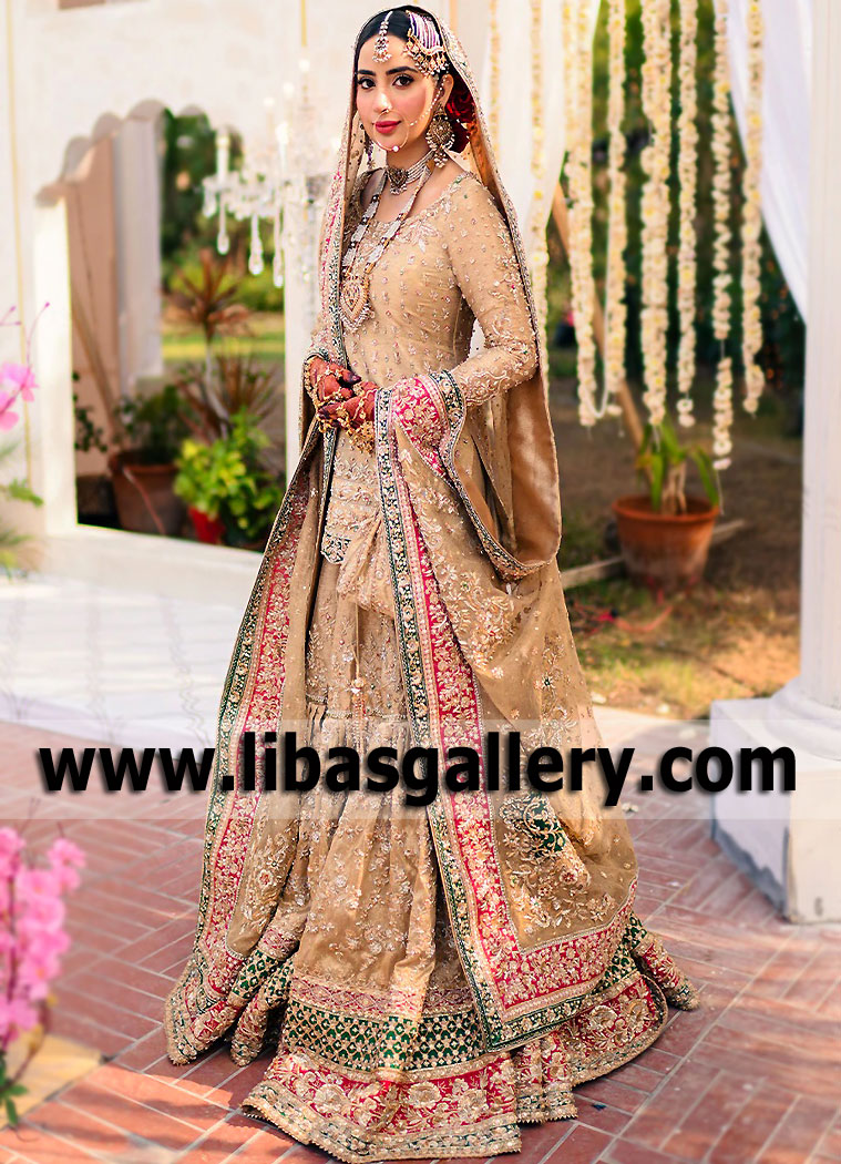 Supremely Stylish Wedding Gharara for Nikah