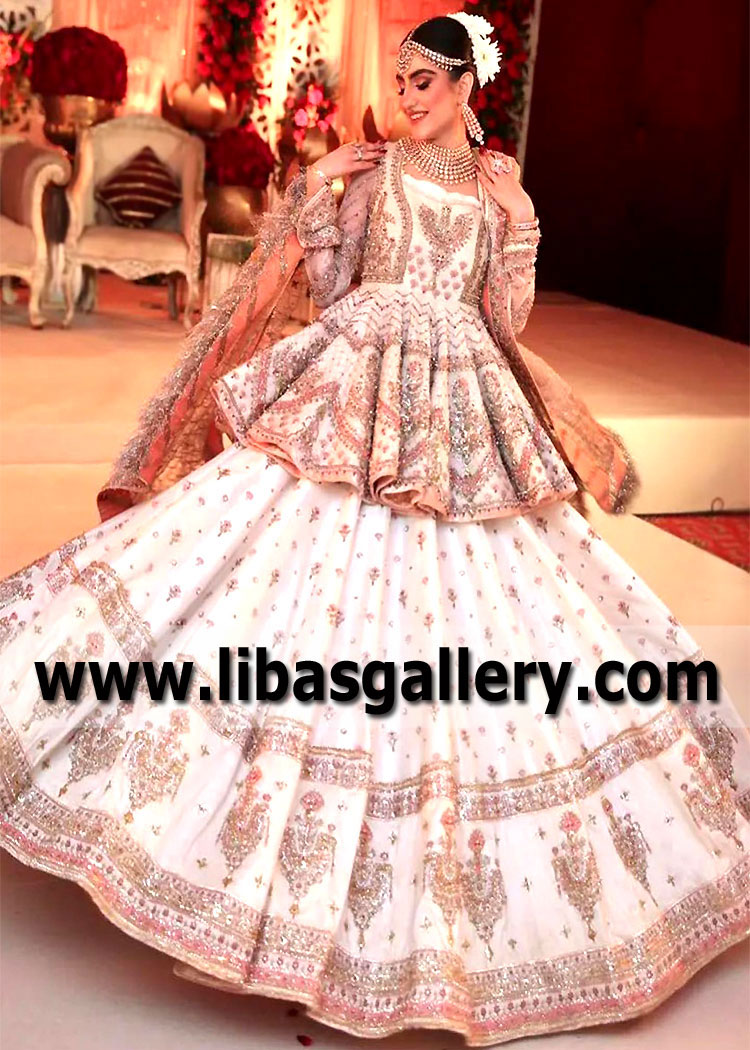 Stunning Bridal Dress for Nikah