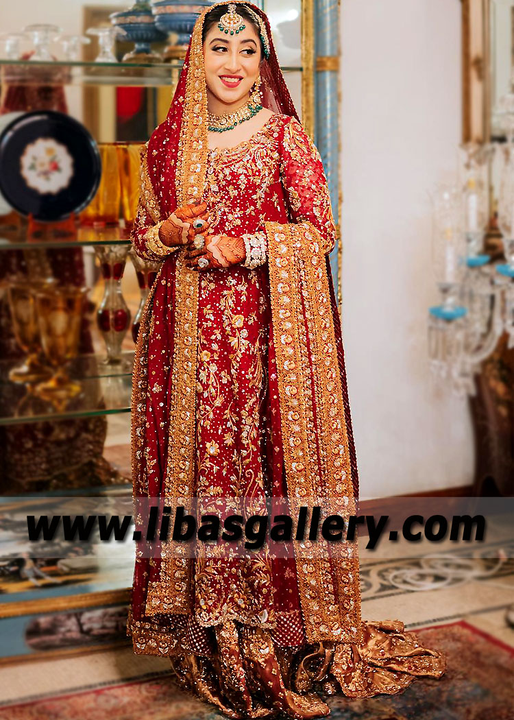 Amazing Bridal Dress in Red