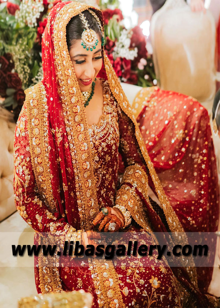 Amazing Bridal Dress in Red