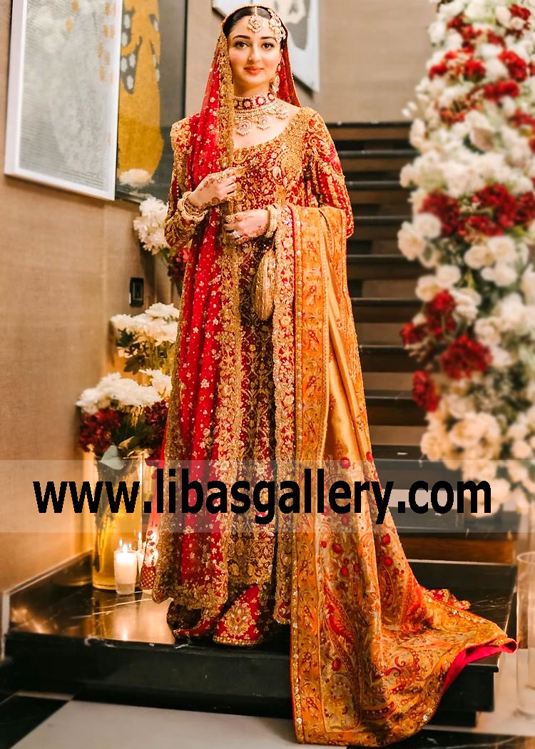 Red Protea Bridal Dress