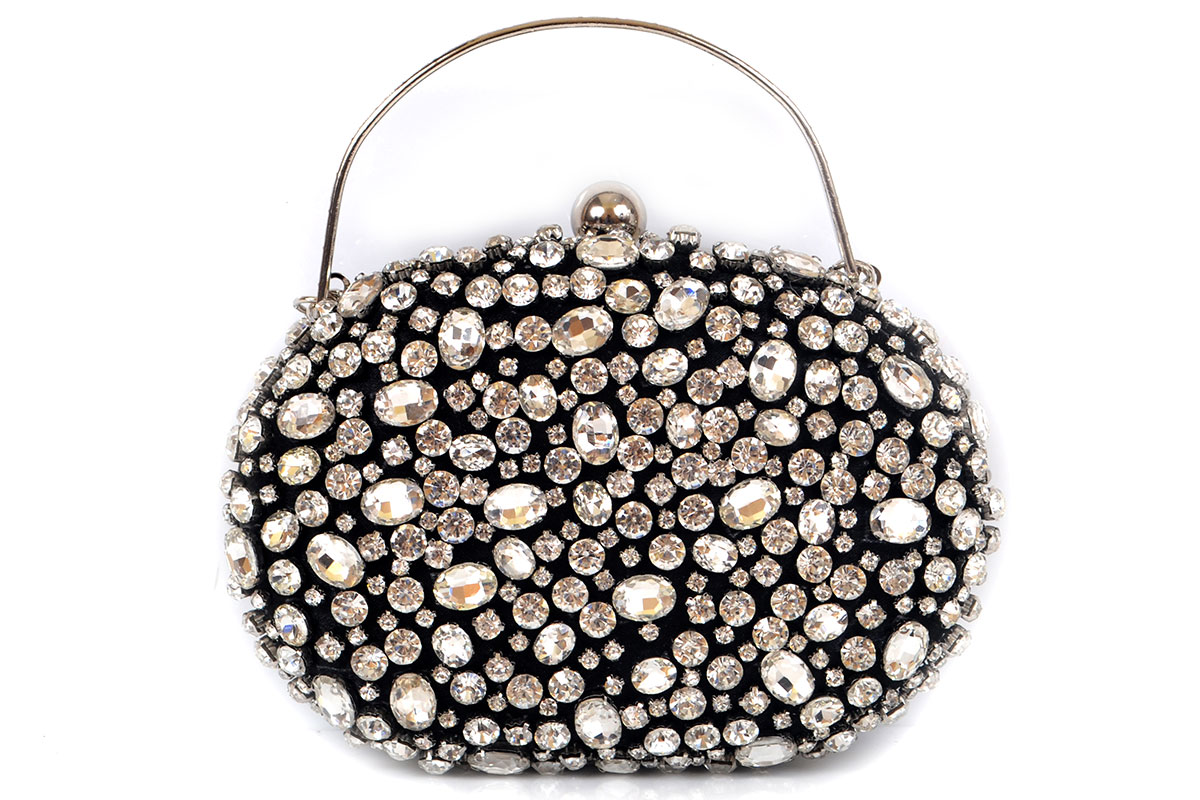 BLACK WEDDING CLUTCH 4A