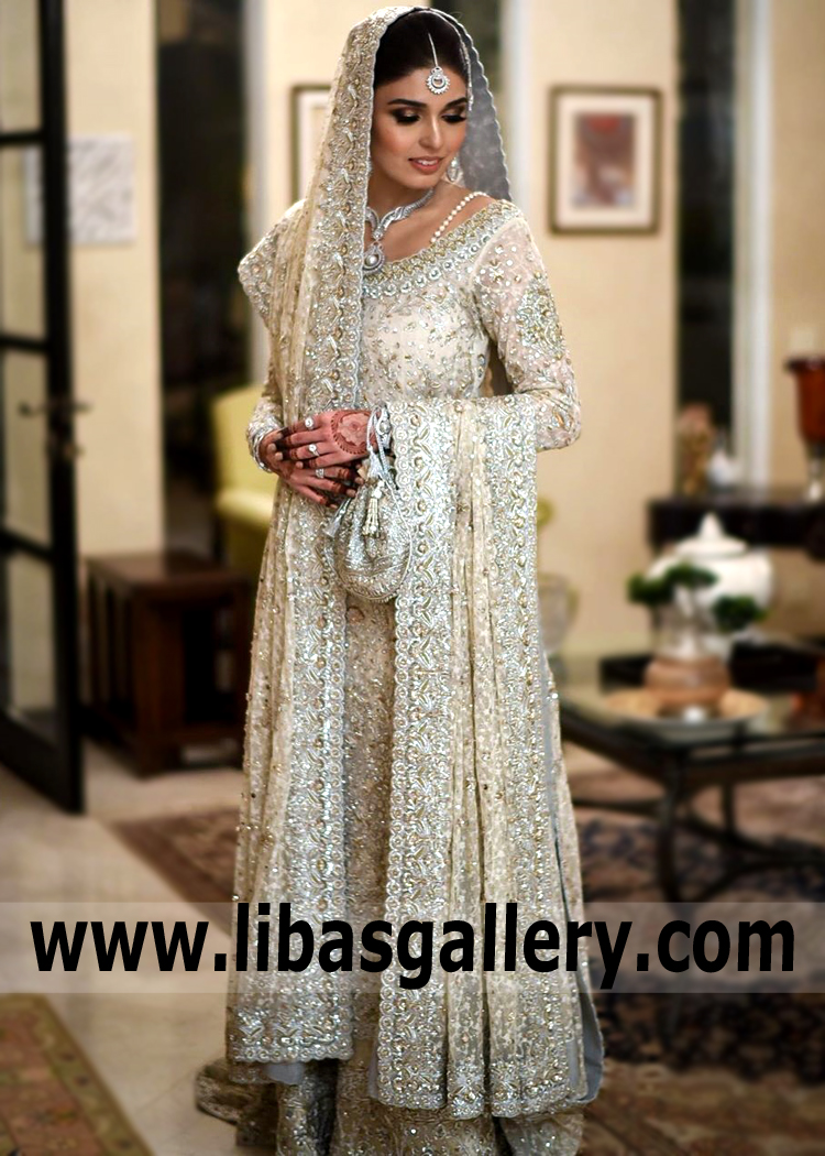Imperial Class Ivory Bridal Dress for Wedding and Reception