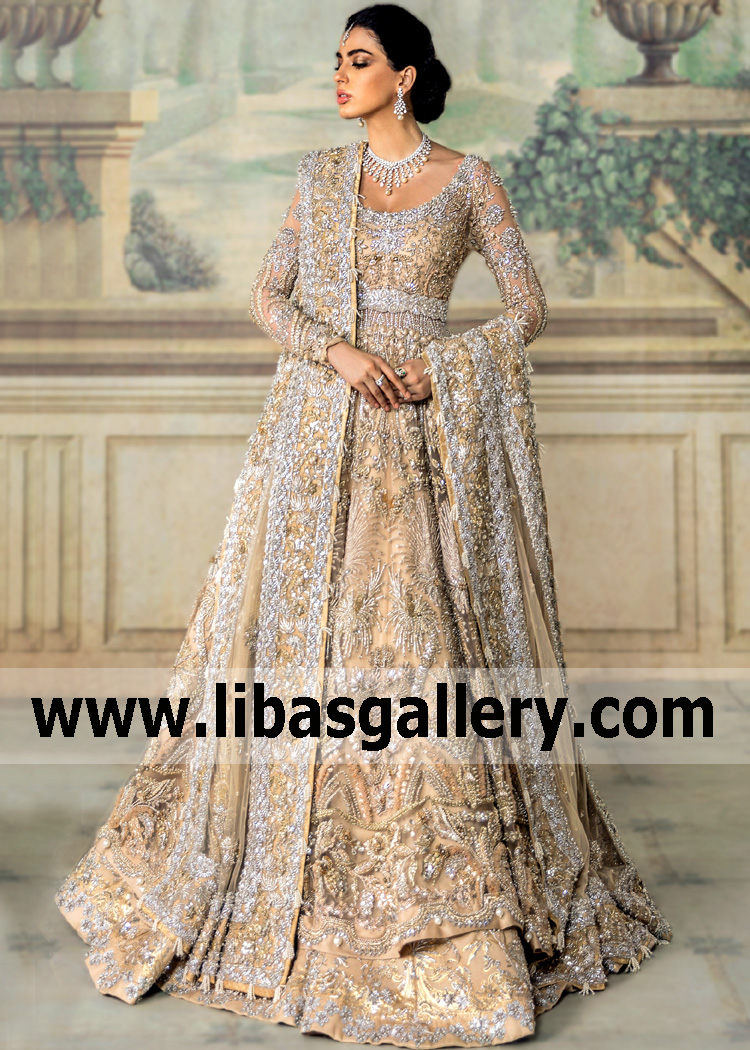 Banana Mania Bridal Lehenga with Stunning Embellishments