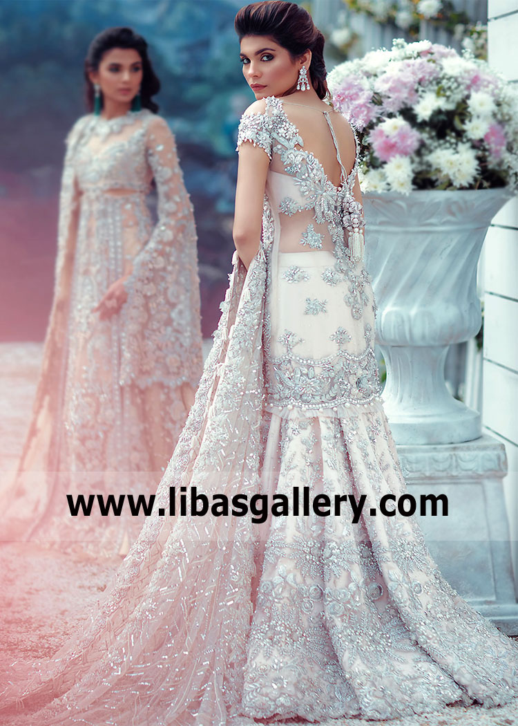 Oyster Aquilegia Walima Bridal Dress