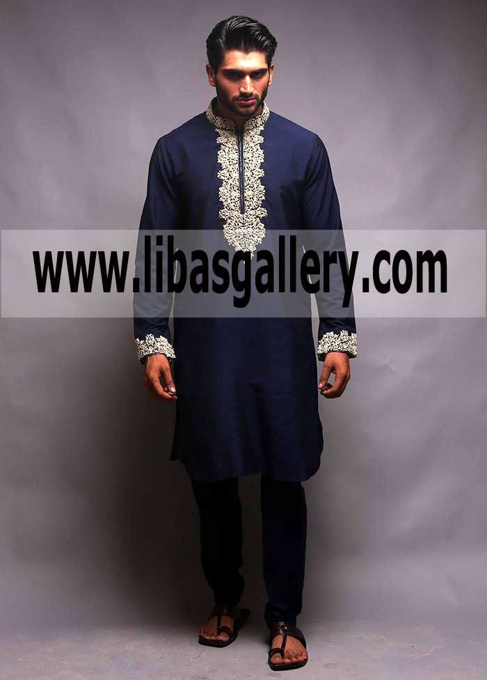 Navy Blue Mens kurta Pajama Awesome