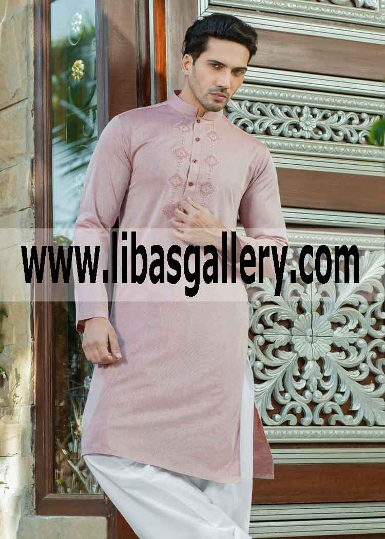 New Smart Embroidered Kurta for men