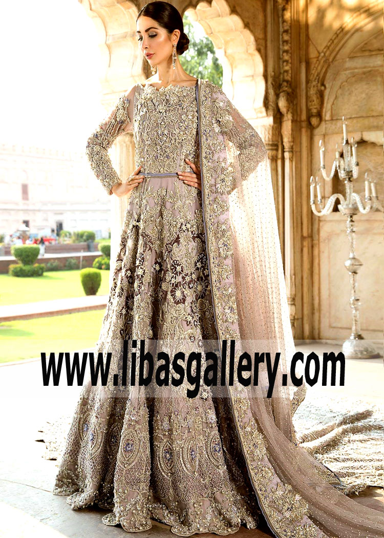 ERUM KHAN GOWN EMBELLISHED WEDDING DRESS