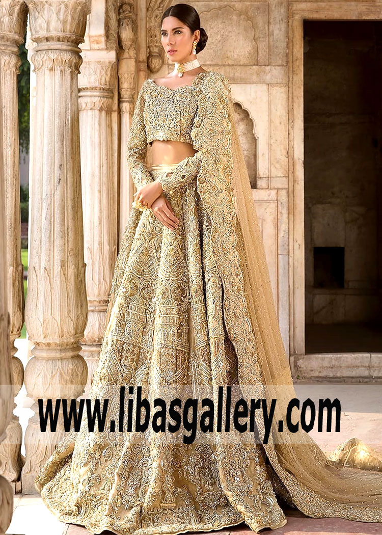 MODERN LEHENGA WEDDING DRESS BY ERUM KHAN