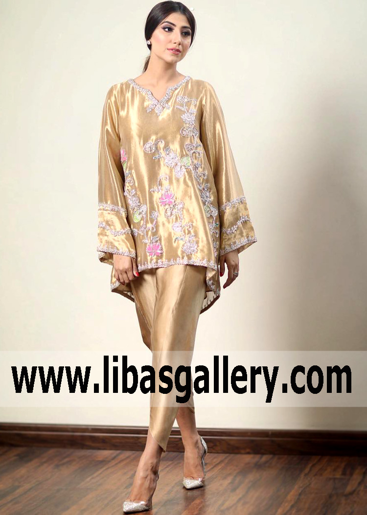 Brass Daffodil Evening Wear