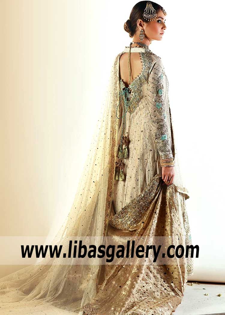 Ivory Gold Nerine Gown