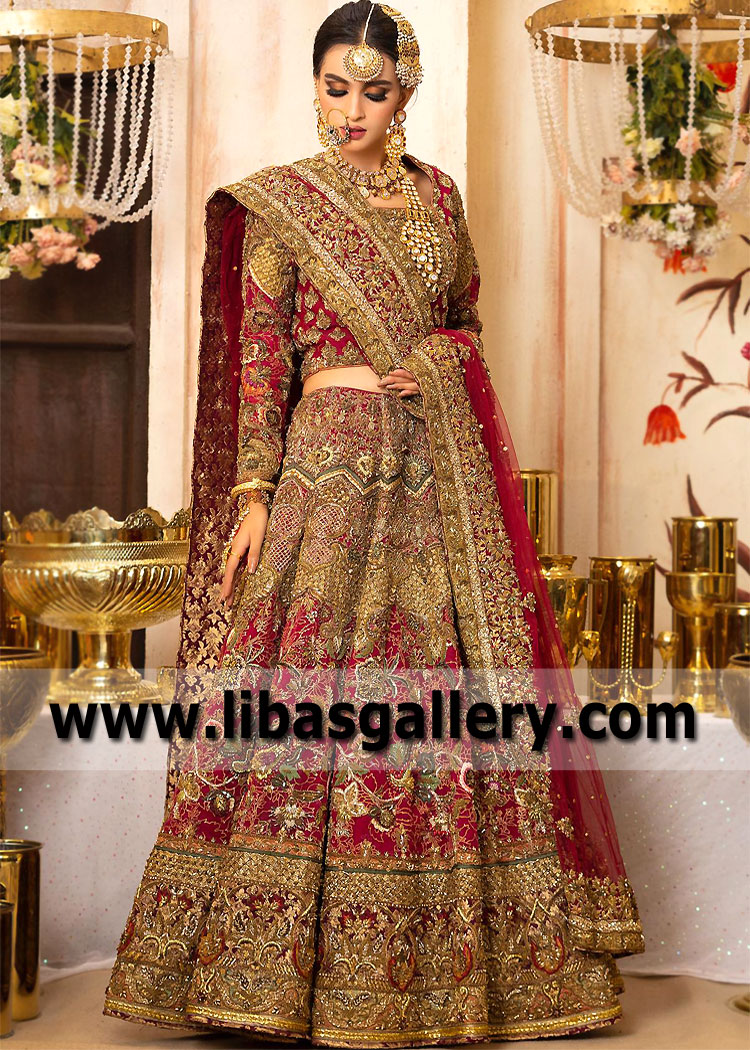 Cardinal Malus Wedding Lehenga Choli