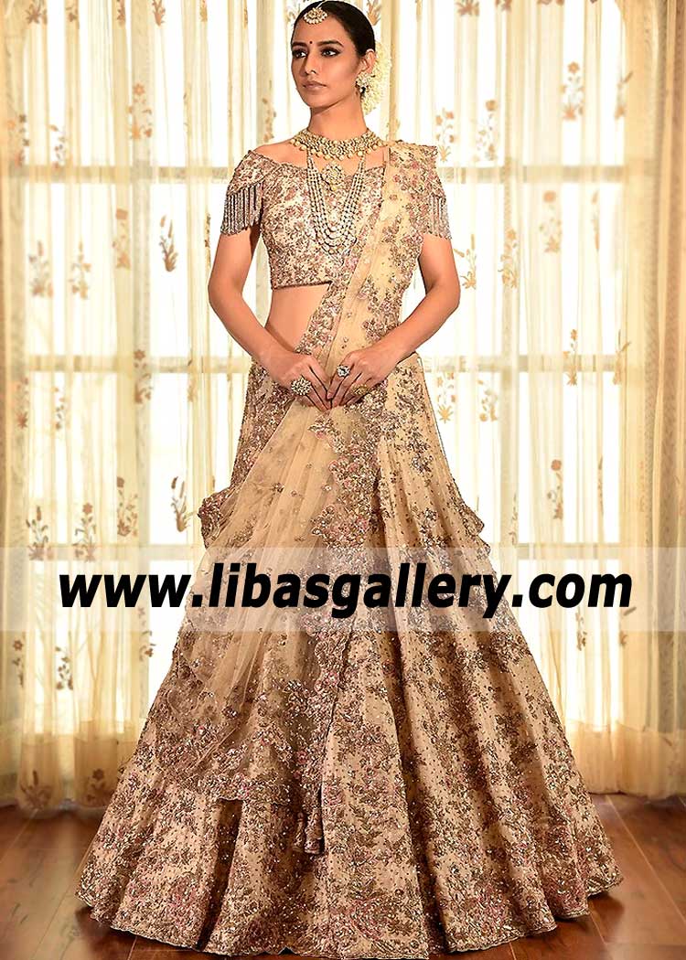 Blond Fleur Laavan Bridal Dress