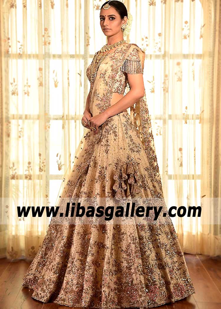 Blond Fleur Laavan Bridal Dress