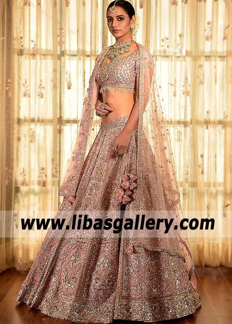 Mauvelous Wedding Dress with Heavy Lehenga