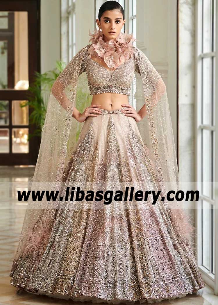 Surprisingly Magical Pink Liliy Reception Dress