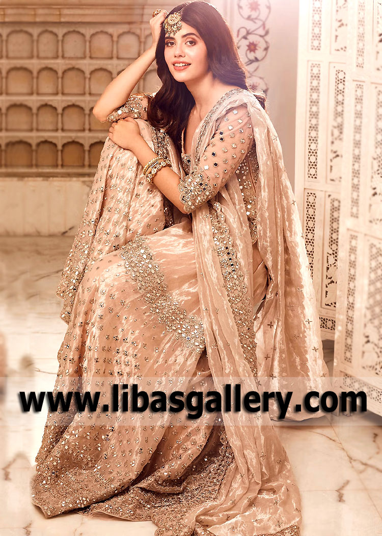 Best Engagement Dresses Virginia USA Indian Designer Abhinav Mishra Sharara Suits