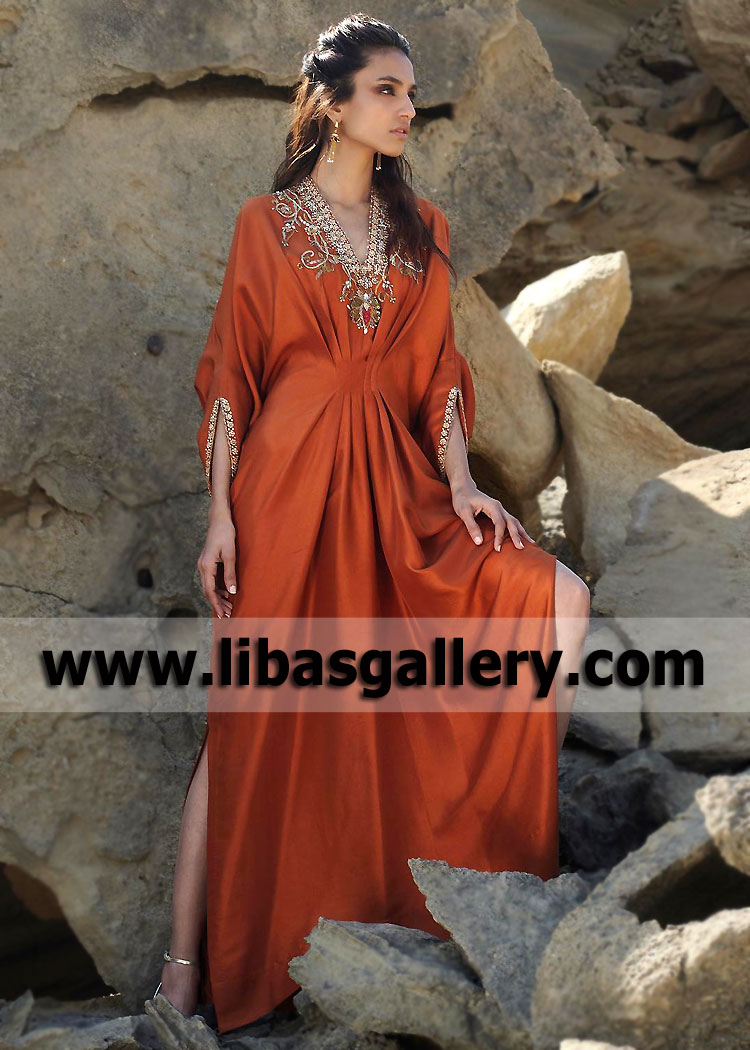 Rust Arum Kaftan