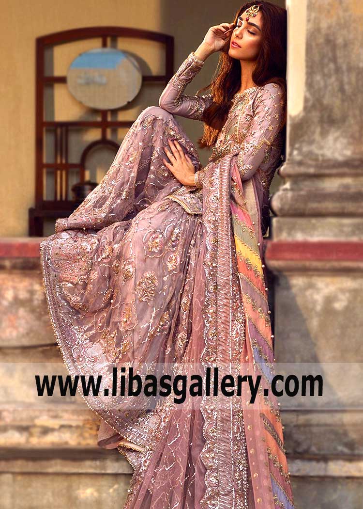 Lilace Corinthian Bridal Sharara
