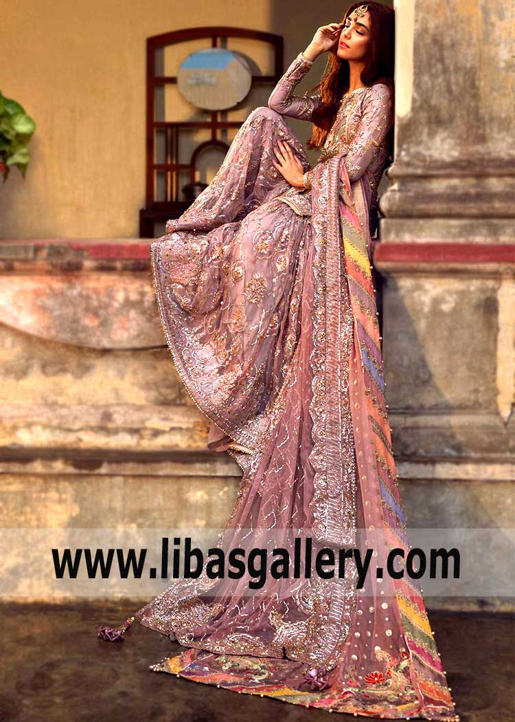 Lilace Corinthian Bridal Sharara