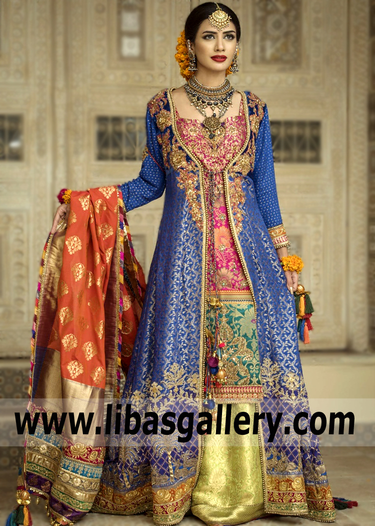Royal Blue Messina Angarkha
