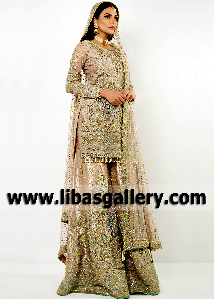 Blanched Almond Ovule Bridal Dress