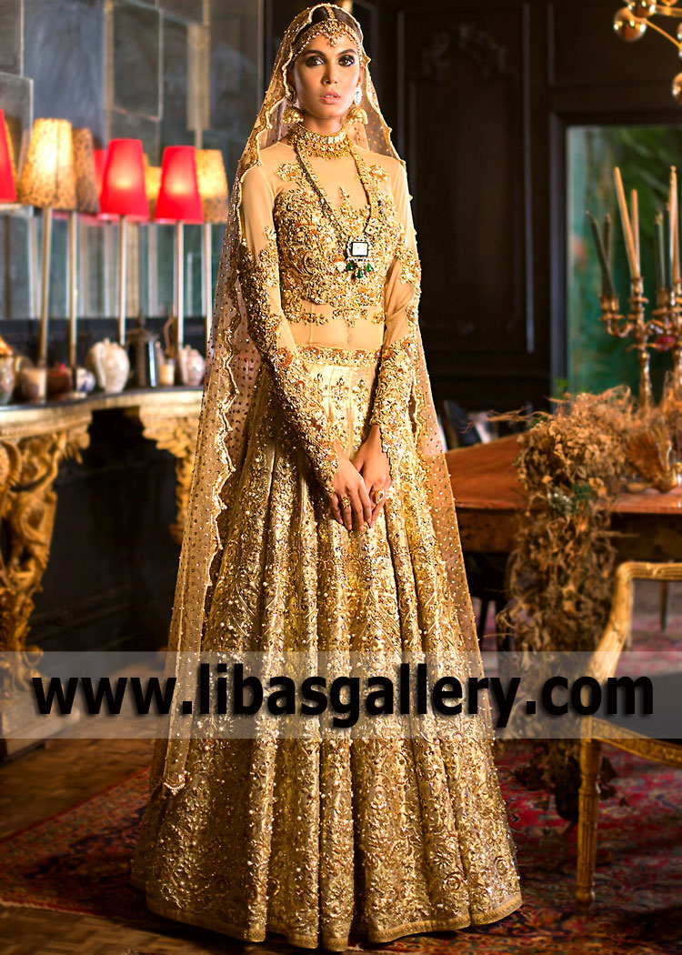 Classy Gold On Gold Sanguisorba Lehenga Choli