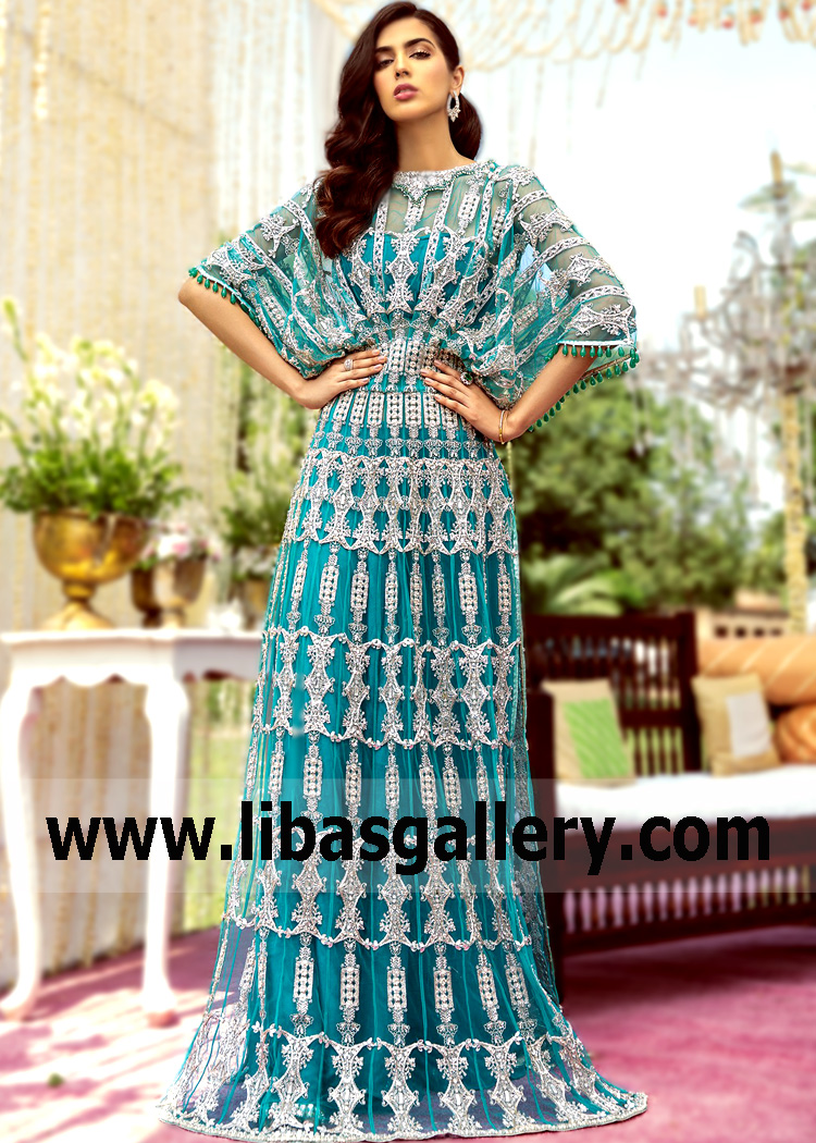 Turquoise Cardinet Maxi Kaftan
