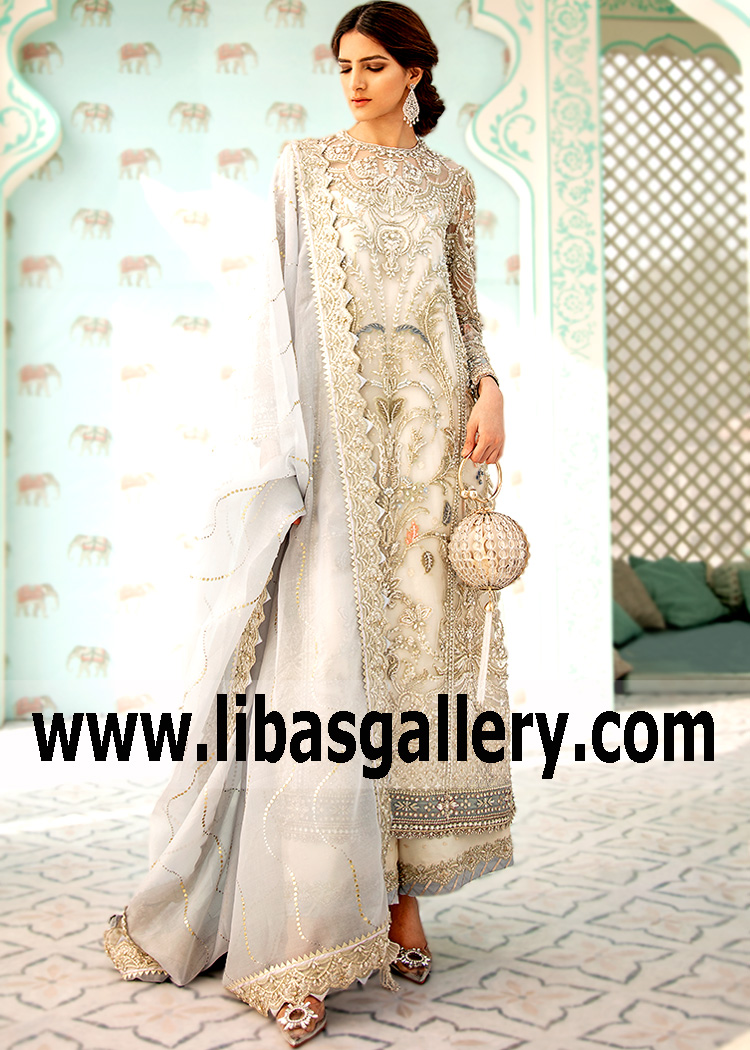 Ivory Iris Embellished Suit