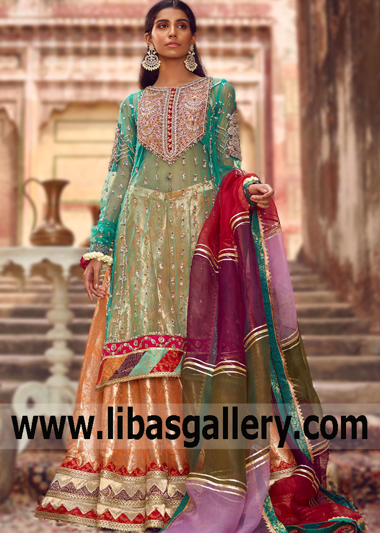 High end Pakistani Designer Boutiques Willowbrook, Houston, TX - Heavy Formal Mayoon Mehndi Dresses Shops