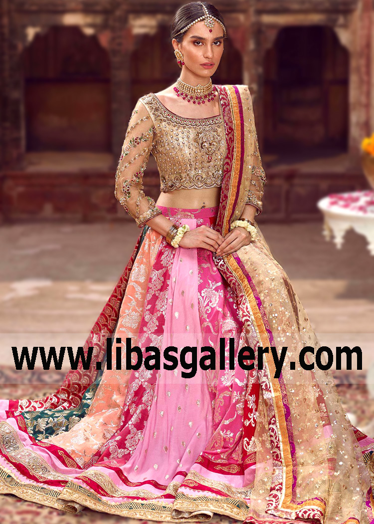 Colorant Aster Lehenga