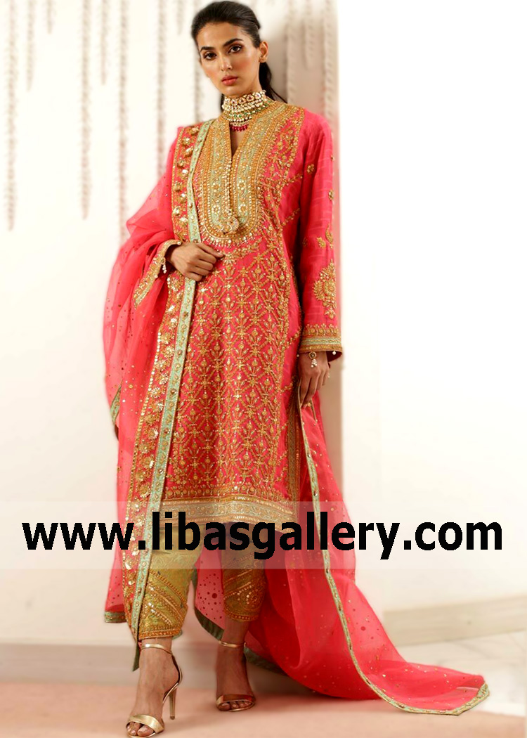 Amaranth Gold Cimahi Wedding Dress