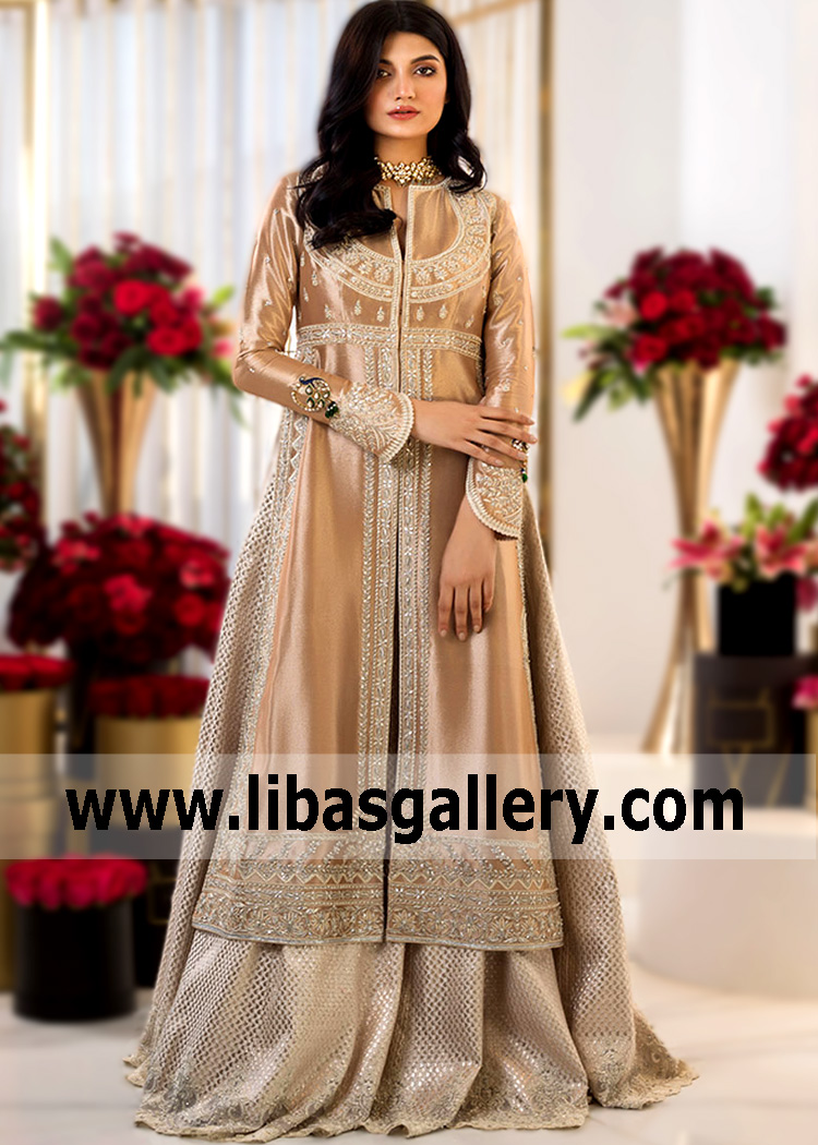 Beige Hervey Lehenga Suit