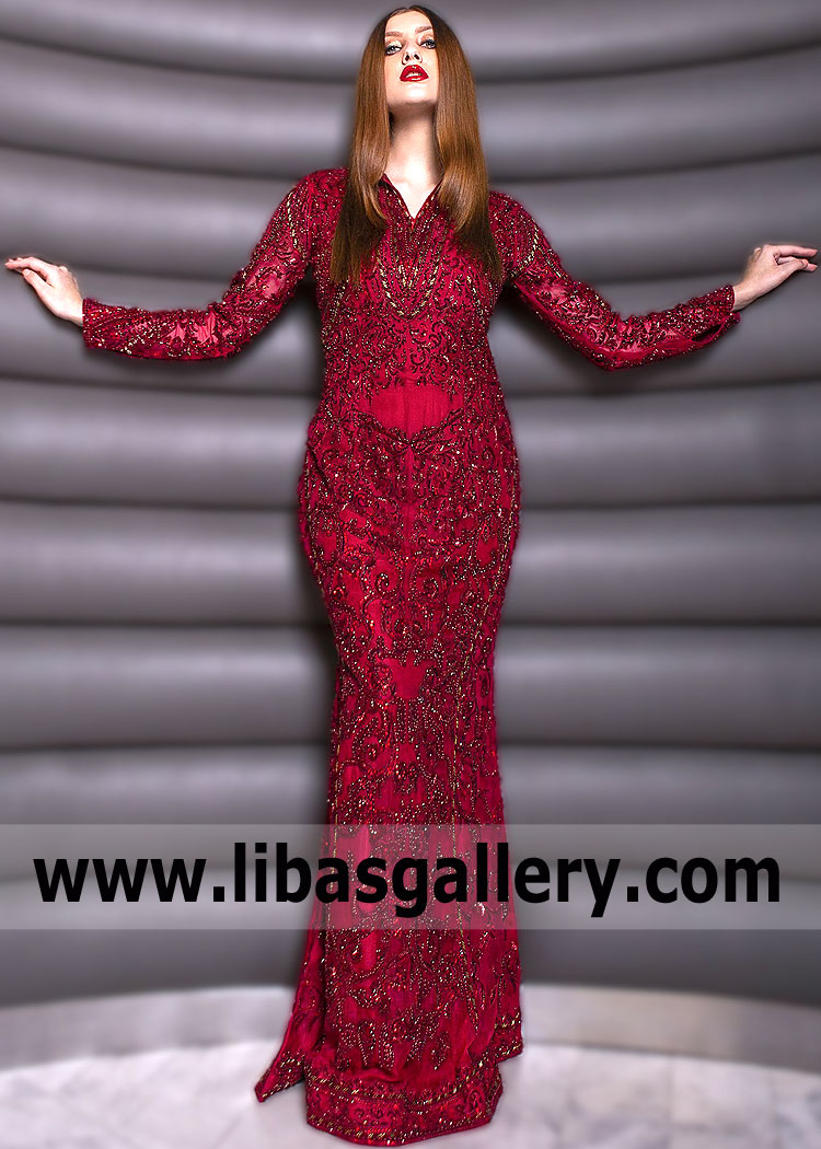 Sangria Pietra Formal Occasion Maxi Dress